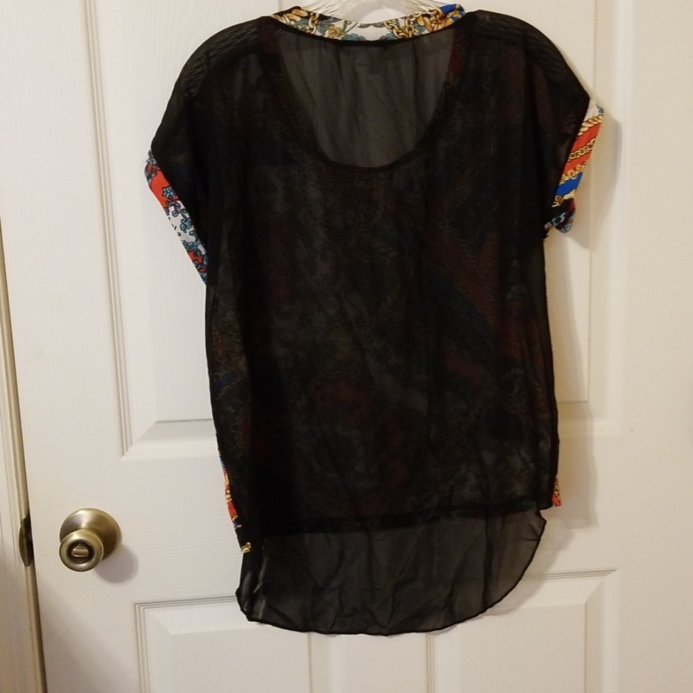 Colorful printed blouse - Picture 3 of 3